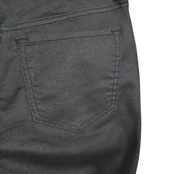 Old Navy Womens 12 Jeans Metallic Slim Leg The Rockstar Mid Rise Stretch Denim - Picture 13 of 13